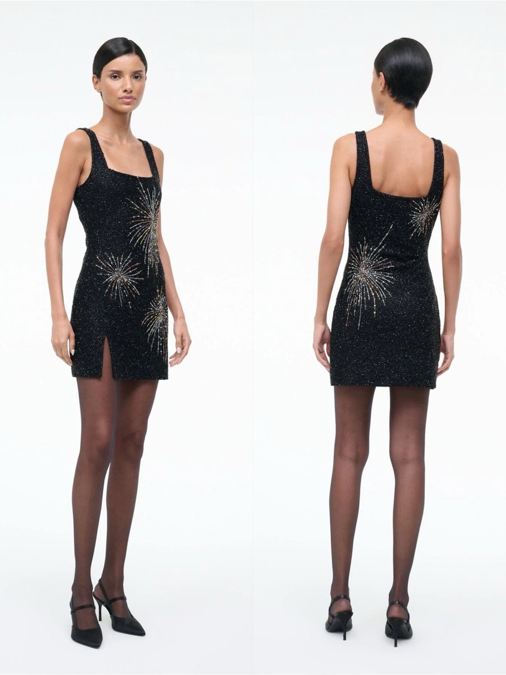 NWT STAUD LE SABLE DRESS FIREWORKS $995 M - Picture 4 of 10